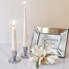 تصویر جاشمعی مینیمال ژورنالی Minimal candle