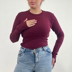 تصویر بادی آستین بلند کبریتی زنانه کد 1227 