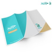 تصویر بروشور سه لت گلاسه 135 گرم 