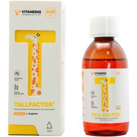 تصویر شربت تالفكتور 240 میلی لیتر ویتامدیك Vitamediq Tallfactor Syrap 240 ml