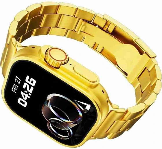خرید و قیمت ساعت هوشمند طلایی مدل smart watch Gold s8 ultra ترب