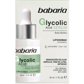 تصویر سرم ضد جوش و لایه بردار صورت گلیکولیک اسید باباریا مدل Babaria Glycolic Acid Serum Babaria Glycolic Acid Serum 30ml