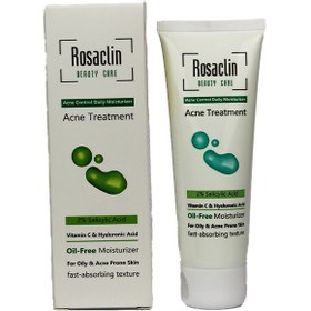 تصویر کرم مرطوب کننده و ضد جوش رزاکلین Rosaclin Acne Control Daily Moisturizer Cream