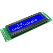 تصویر LCD کاراکتری 2×20 بک لایت آبی 