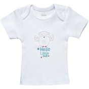 تصویر تیشرت نخی آستین کوتاه نوزاد روکو مدل 40010090 