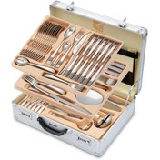 تصویر سرویس قاشق و چنگال 129 پارچه 12 نفره جی فی نی مدل 141 