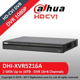 تصویر ضبط کننده ویدیویی دیجیتال DVR داهوا مدل DHI-XVR5216A 