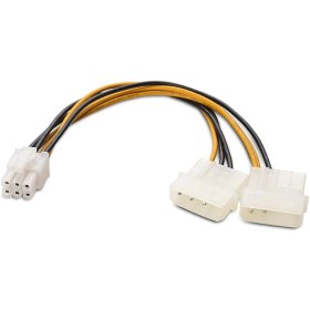 تصویر کابل برق ۶ پین گرافیک 