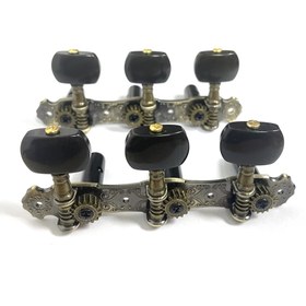 تصویر ماشین هد گیتار کلاسیک Alice AOS-022V3P Black Alice AOS-022V3P Black Guitar Tuning Pegs