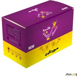 تصویر یک جعبه (20 پاکت) زعفران 1 گرمی ظرف کریستال - برند نگین کرد 
