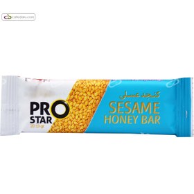 تصویر بار فشرده کنجد عسلی پرو استار 20 گرم Sesame Pressed Honey Bar Prostar 20gr