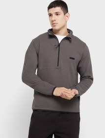 تصویر ژاکت بافتنی نیمه زیپ برند jack & jones Half Zip Knitted Sweater