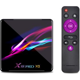 تصویر اندروید باکس X88 Pro X3 4-32 