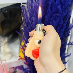 تصویر فندک مدل چهره فانتزی 