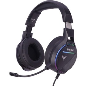 تصویر هدست گیمینگ سیم دار Hiska GHR-02 HISKA GHR-02 GAMING HEADSET