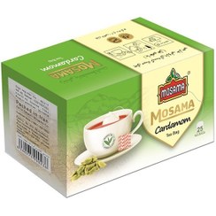 تصویر چای کیسه ای ویژه با طعم هل مسما - بسته 25 عددی Mosama cardamom black tea bags ( 25 tea bags)