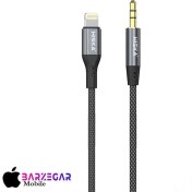 تصویر کابل تبدیل AUX به Lightning هیسکا مدل Hiska W46 Hiska W46 AUX to Lightning Converter Cable