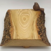 تصویر آجیل خوری چوبی 