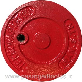 تصویر استاپر لوله ۹۰ درجه سایز ۱۱۰ میلیمتر پلی ران 