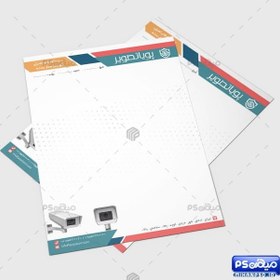 تصویر سربرگ آماده دوربین مدار بسته 