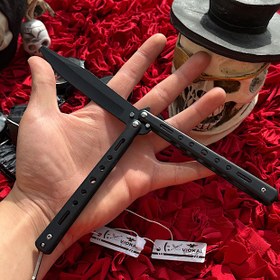 تصویر چاقوی سفری باترفلای نایف شونه ای 