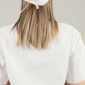 تصویر کلاه جراحی سفید مدل ساده 