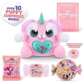 تصویر پاپی‌کورن قهوه‌ای دالمیشن عطر سورپرایز - اسباب بازی نرم سورپرایز، عروسک پشمالوی معطر برای دختران برند زورو برند rainbocorns Puppycorn Brown Dalmatian Scent Surprise - Surprise Unboxing Soft Toy, Scented Puppy Plush For Girls By Zuru