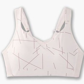 تصویر نیم تنه ورزشی زنانه بروکس صورتی مدل: Convertible Sports Bra 