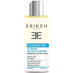 تصویر محلول دو فاز پاک کننده آرایش چشم و لب اریکه 100 میلی لیتر Erikeh BI Phase Makeup Remover 100 ml