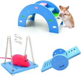 تصویر لوازم جانبی همسترPlayset for Hamster, Ecological ارسال 20 روز کاری 