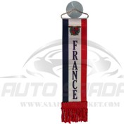 تصویر پرچم ردیفی و آویز خودرو فرانسه 