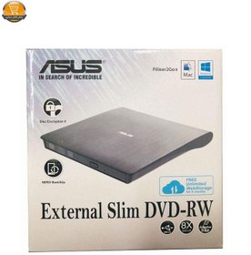 تصویر دی وی دی رایتر ASUS SDRW08D-U ا درایو DVD اکسترنال ایسوس مدل SDRW08D-U درایو DVD اکسترنال ایسوس مدل SDRW08D-U