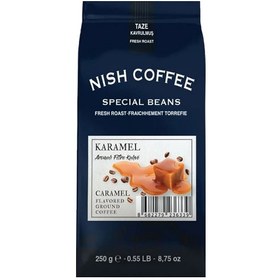 تصویر قهوه نیش طعم دار کارامل Nish Caramel Flavored Coffee