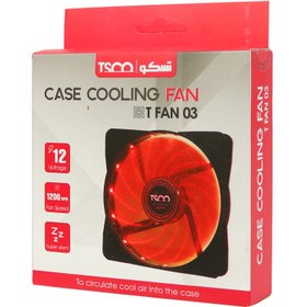 تصویر فن کیس تسکو TSCO T FAN 03 12*12 TSCO T FAN 03 12*12 Case Fan