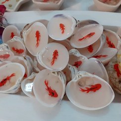 تصویر ماهی رزینی صدفی تک ماهی 