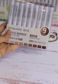 تصویر ماژیک 9 رنگ اکلریک - مخلوط 