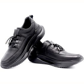 تصویر کفش کد E28 کتانی مشکی 