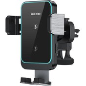 تصویر پایه نگهدارنده و شارژر بی سیم رسی مدل RHO-C36 ظرفیت ۱۵ وات 