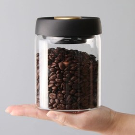 تصویر بانکه قهوه وکیوم دار 500 گرمی Coffee Beans Vacuum glass