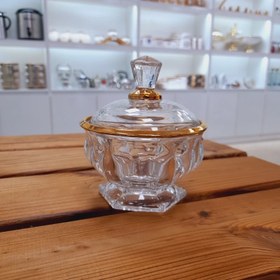 تصویر قندان لب طلا 1016 