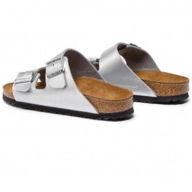 تصویر کفش زنانه Silver Arizona Bf Slipper بیرکنستاک Birkenstock 