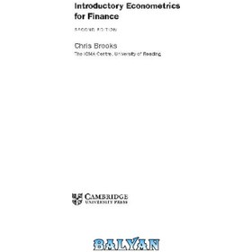 تصویر دانلود کتاب Introductory Econometrics for Finance chris brooks اقتصاد سنجی مقدماتی برای امور مالی کریس بروکس