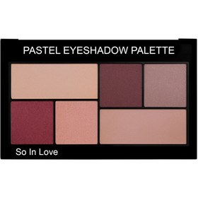 تصویر پالت سایه چشم پاستل SO IN LOVE - 202 pastel eyeshadow palette so in love