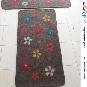 تصویر فرش نمدی دستبافت 