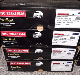 تصویر لنت دیسکی ۲۹۱۶۵ تریلرمحورBpwکوچک brake pad Excellent