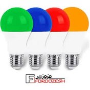 تصویر حبابی ۷ وات تمام رنگی فروزش Foroozesh 7W RGB decorative LED lamp