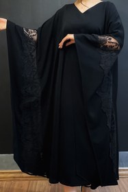 تصویر عبای مجلسی مشکی Black abaya