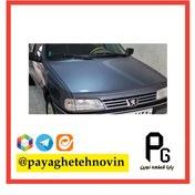 تصویر کاپوت پژو ۴۰۵ رنگ خاکستری متال 
