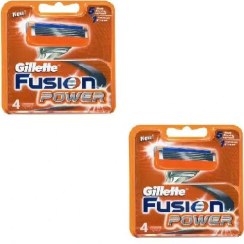 تصویر تیغ یدک ژیلت (Gillette) مدل Fusion Power بسته 4 عددی مجموعه 2 عددی 