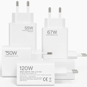 تصویر آداپتور فست شارژ شیائومی مدل 120W / 67W / 55W / 33W 